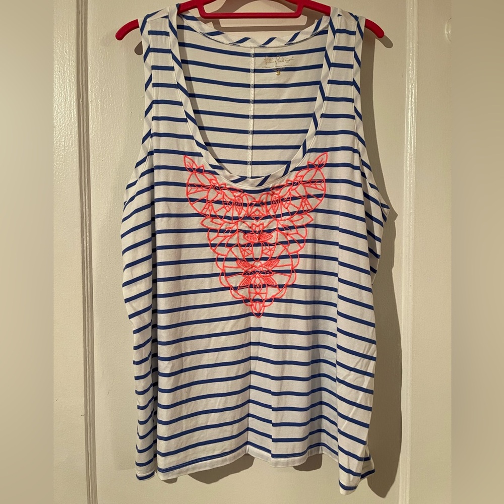 Lilly Pulitzer Embroidered Tank